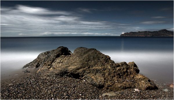 El mar por la noche