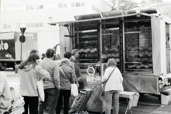 Mercado callejero en Murcia