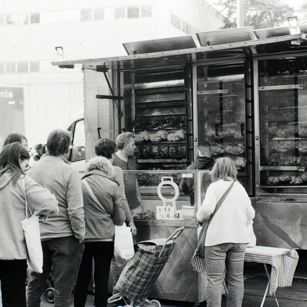 Mercado callejero en Murcia