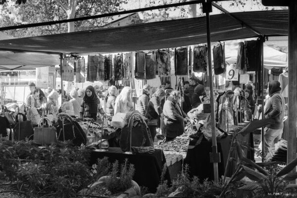 Mercado callejero en Murcia