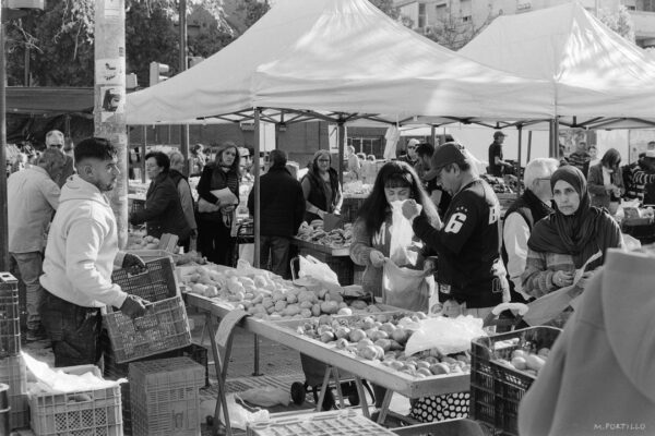 Mercado callejero en Murcia