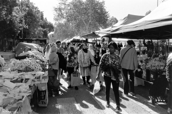 Mercado callejero en Murcia