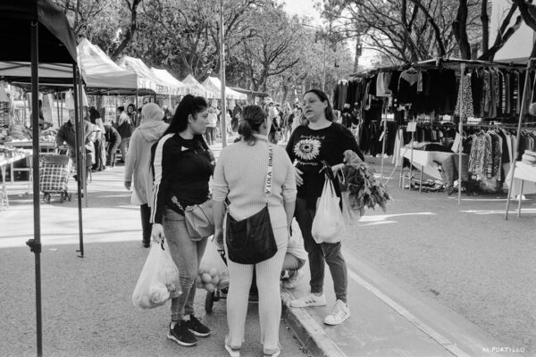 Mercado callejero en Murcia